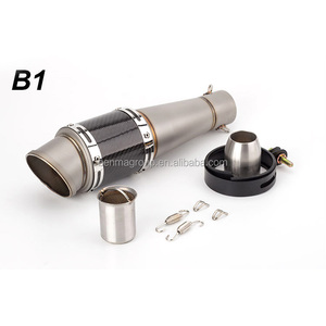 51MM Motorcycle Universal Exhaust Pipe With Muffler Moto Bike DB Killer Escape MOTOためNinja250 300 <span class=keywords><strong>400</strong></span>