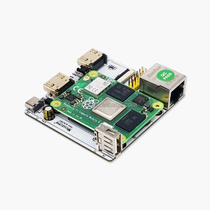 Raspberry Pi CM4 minuscolo pannello di espansione Dual HDMI in lega di alluminio Shell doppio schermo anormale Display videocamera di acquisizione Video - Product Image 4