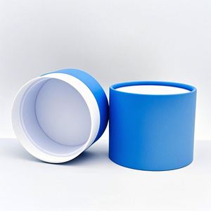 Các tông hộp tròn Xà phòng hoa không thấm nước mũ Quà Tặng Whisky hộp phẳng màu trắng sang trọng ăn trưa 200 gram các tông hộp tròn - Product Image 2