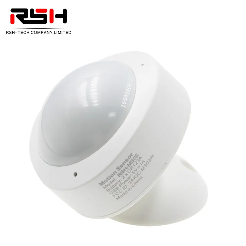RSH Tuya WIFI PIR and Vibration Body Motion Sensor Detector Wireless Smart Home Automation Alarm System