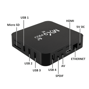 最低价格安卓电视盒4 k Amlogic S905L2支持视频Youtube混合安卓电视盒 - Product Image 3
