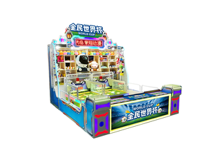 荣翔工厂耐用的双人足球世界游乐游戏机220V模型代币票据接收器12v硬币推动器 - Product Image 4