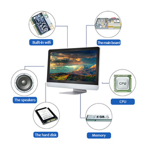 AioHdグラフィックカードコンピューターデスクトップi3 i5 i7 i9オールインワンPCコンピュータービジネス用 - Product Image 2