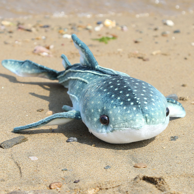 Tiburón ballena verde simulado - 40 cm - 130 g