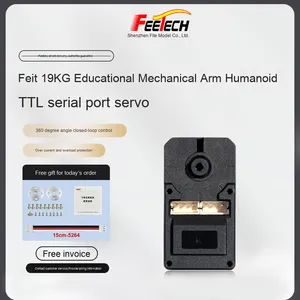 FEETECH 19 кг двухосевой Магнитный кодировщик 360 градусов TTL уровень сигнала робот сервопривод последовательной шины из пластика - Product Image 2