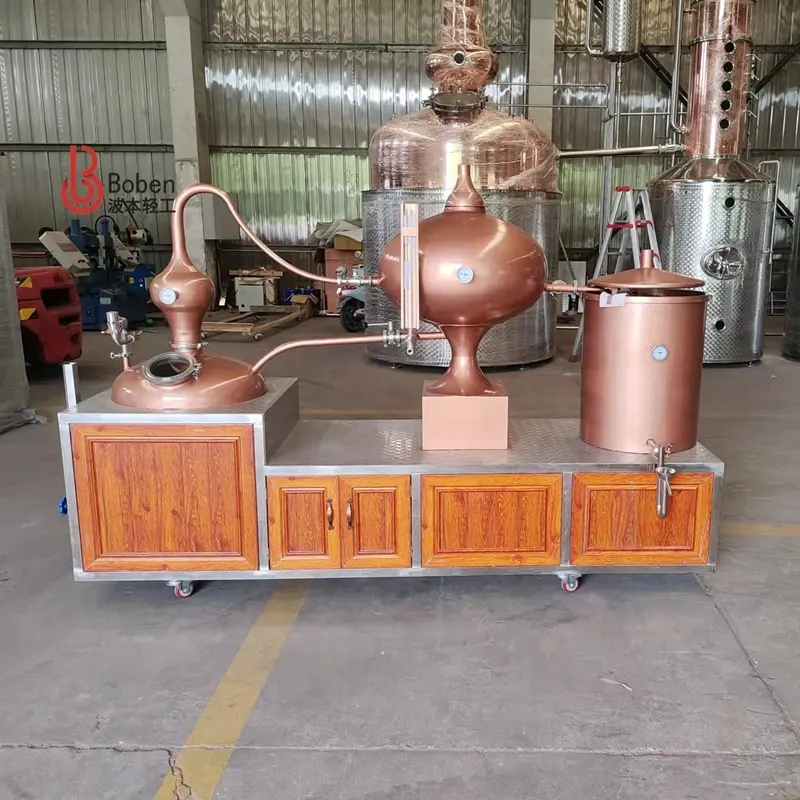 Brances Cognac Grappa penyuling Alambic Pot masih charentail alemblem masih 1000 liter ketel dan pre-heater