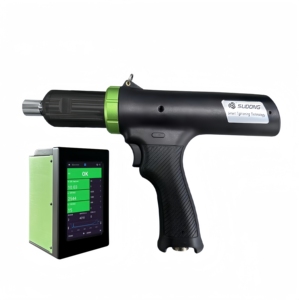 Pistola de pistola transduserizada de 220V CC, destornillador eléctrico, llave inglesa, ángulo de tarifa/Sensor de par, Servomotor de control (modelo: 1-65N. M) - Product Image 1