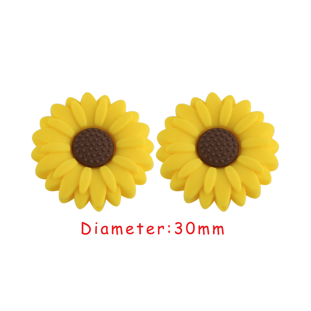 Perles focales Fleurs Jaune SA139