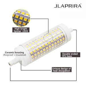 หรี่แสงได้ R7S นำหลอดไฟ118มม. 20W นำแสงน้ำท่วมคู่สิ้นสุดหลอดไฟ LED สีขาวเย็น6000K 250W ฮาโลเจนเปลี่ยน - Product Image 4