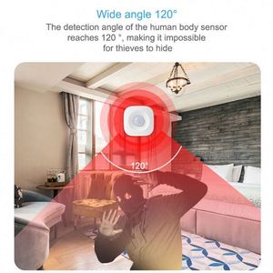 Tuya Smart Wireless Ceiling PIR <strong>Motion</strong> <strong>Sensor</strong> <strong>WIFI</strong> Zigbee Smart Home APP Control ABS Battery Operated Human <strong>Motion</strong> Detection - Product Image 2