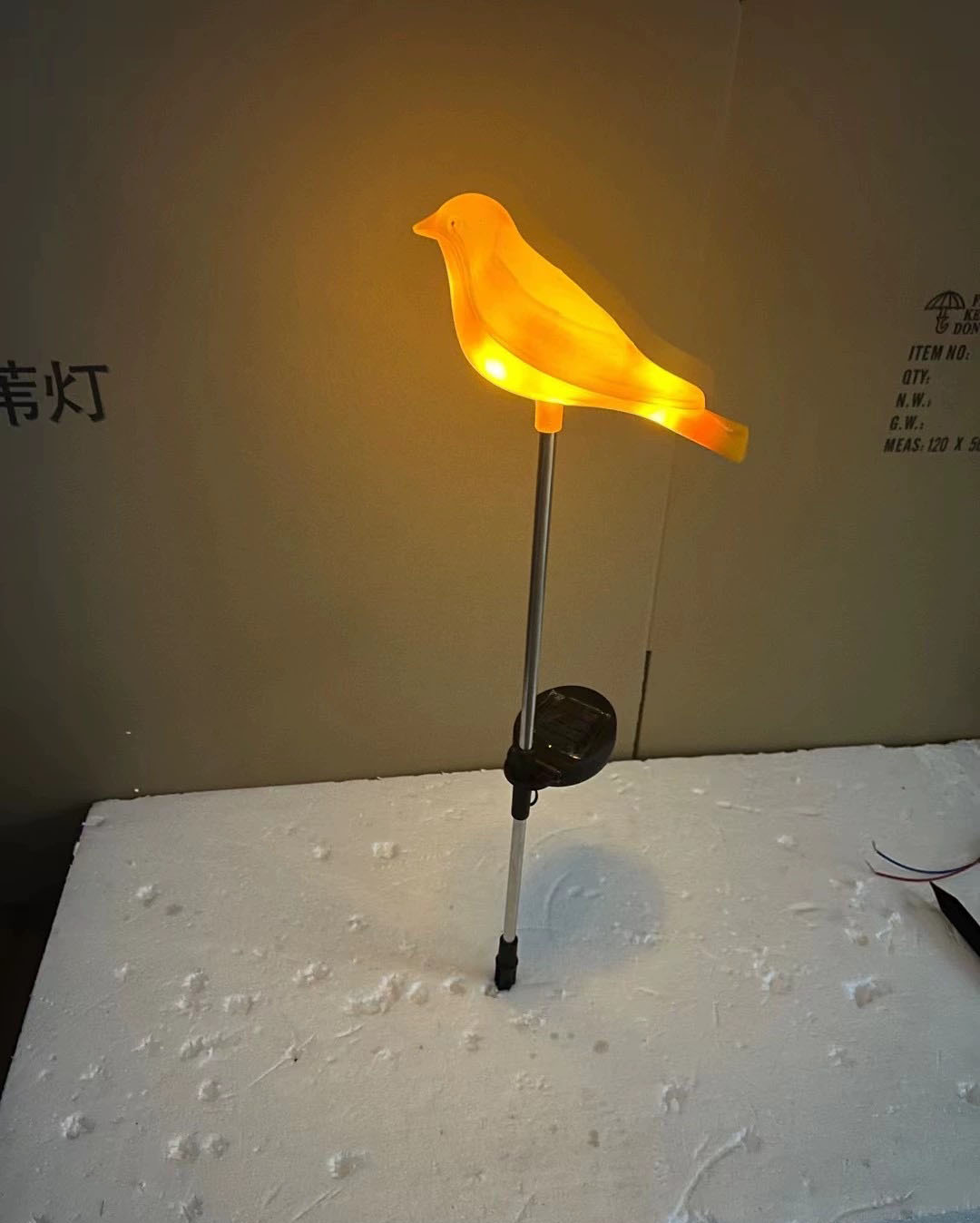 Solar Bird Ground Light