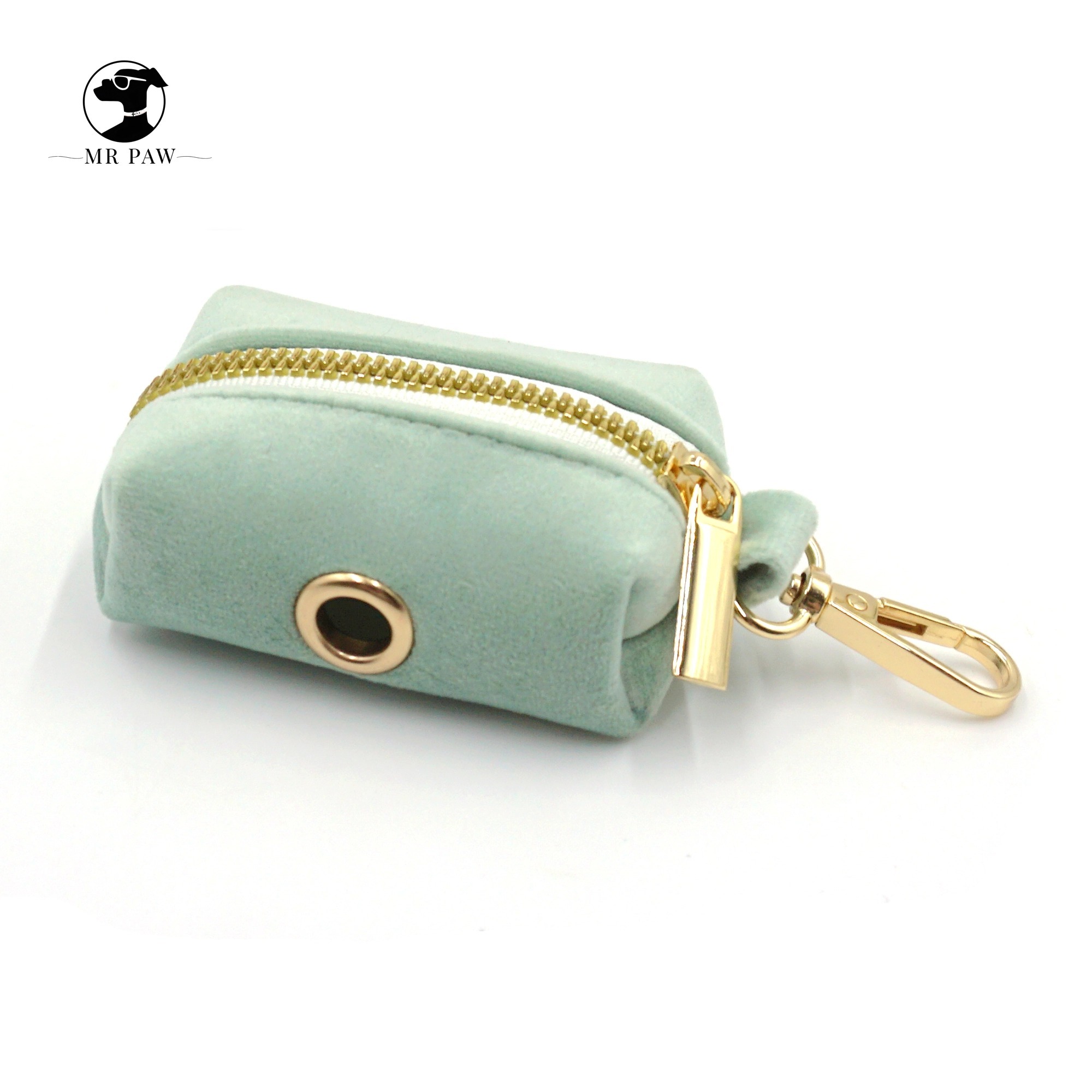 Sage Green Poop Bag Holder:6*4.5*9cm