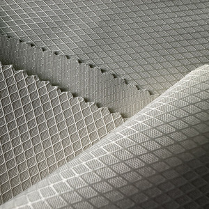厚弾性フィラメント菱形メッシュ生地ポリエステル衣類用家庭用家具