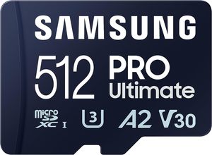 Samsung PRO Ultimate 64 ถึง 512GB microSDXC 200 MB/s 4K UHD UHS-I Class 10 U3 V30 A2 การ์ดหน่วยความจํา + อะแดปเตอร์ใช้งานร่วมกับ 2024 - Product Image 5