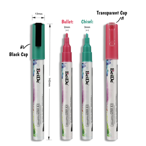 Leichte Pastell kreide <span class=keywords><strong>marker</strong></span> Packung mit 8 flüssigen Kreide stiften mit 6mm Spitzen für Fenster, Auto, Glas und Schule