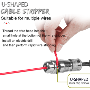 เครื่องปอกสายไฟเครื่องมือปอกสายไฟ1/4เปลี่ยนเร็วสินค้าใหม่มาถึงใน2024 - Product Image 6