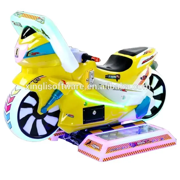 Máquina de jogos de motocicleta x, motocicleta de corrida rápida, motor do jogo, passeios de diversões, máquina de jogos de arcade para crianças