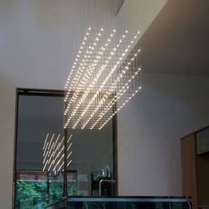Creative Starry Chandelier Custom Lamp Sales Department Hotel Lobby Large LED <strong>Light</strong> Pendant Lamp Lighting
