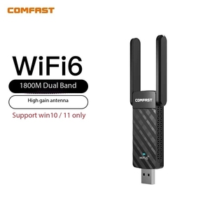 COMFAST Wifi6ワイヤレス受信ギガビット5Gデュアルバンドホームデスクトップコンピュータ外部USB3.0 Eスポーツワイヤレスネットワークカード - Product Image 2