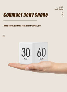 Großhandel Digital Flip Küche Countdown-Timer für Kinder Benutzer definierte Würfel Rotierende Timer Workout Produktivität Pomodoro Timer - Product Image 5