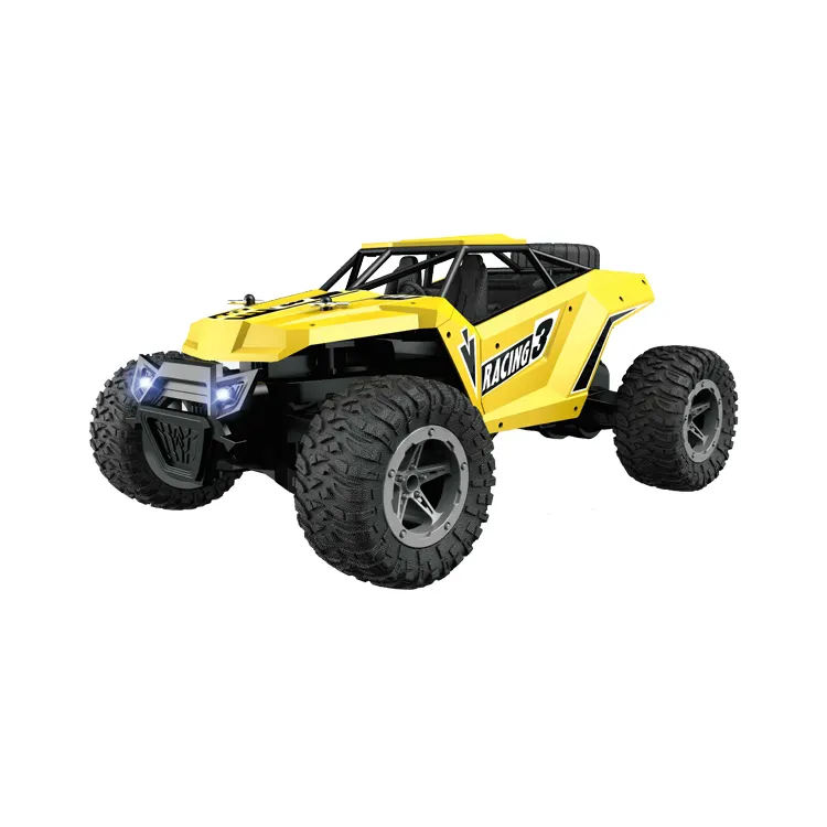 2.4G ऑफ सड़क वाहन वृहदाकार टायर इलेक्ट्रिक खिलौने 1:16 मिश्र धातु कार खिलौने बच्चों के लिए रिमोट कंट्रोल के साथ