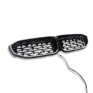 Tiypeor Màu Đen Phía Trước Trung Tâm Sao Phong Cách Xe Bumper Thận LED Ánh Sáng Đèn Lưới Tản Nhiệt Nướng Cho BMW 3 Series G20 2019 - 2022 2020 2021 - Product Image 3