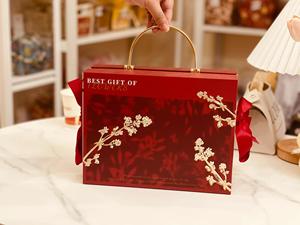 กล่องของขวัญแบบมีสายผูกสองชั้นรูปดาวเต็มดวงสำหรับงานแต่งงานและโอกาสเทศกาลใหม่ - Product Image 6