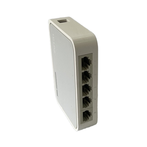 Conmutador de red de 5 puertos 10/100Mbps usado en venta al por mayor con SNMP QoS para aplicaciones de barra de Internet y cámara IP de 1/2 + 2 + 1/2 + 2 puertos
