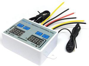 Termostato digital dual para calefacción y refrigeración, controlador de temperatura, salida de relé dual, regulador de temperatura, xk-w1088 - Product Image 2