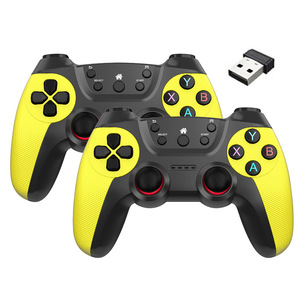 Smart TV Box Game <strong>Controller</strong> Wireless 2.4G Dual People Playing Joystick Gamepad for Android Linux EmuELEC Windows PC <strong>Controller</strong> - Product Image 3