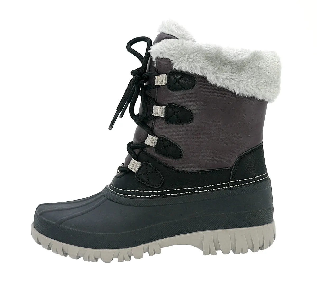 Botas de neve para este inverno para mulheres botas de neve roxas etiqueta personalizada