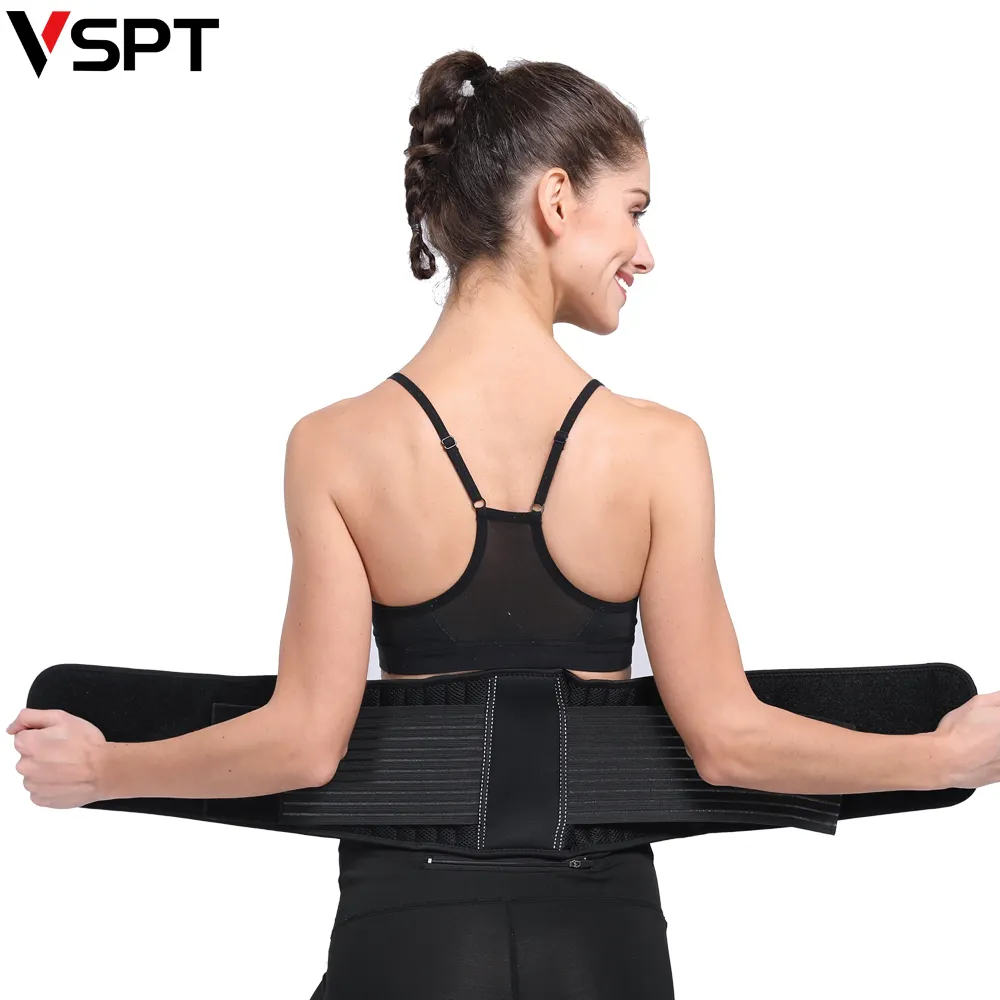 Soporte de espalda baja para protección de cintura con cinturón de soporte de cintura de acero Lumbar para aliviar el dolor