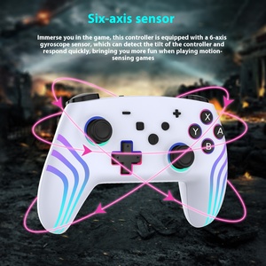 Für Bluetooth Wireless Controller für Android PC Computer Tablets-Sechs-Achsen-Somatos ensor ische RGB Colour ful Light Switch Vibration für - Product Image 4