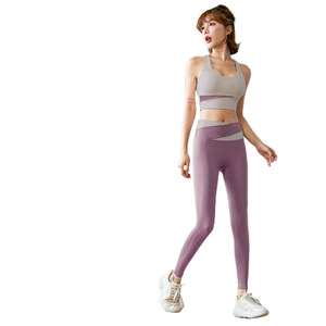 2025 yılında hızlı kurutma ve zayıflama fonksiyonları ile yeni üretilen, nefes alabilen ve şok emici bir yoga seti - Product Image 6