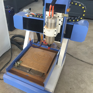 Máquina de grabado de metal y madera de tamaño pequeño 3030 Mini enrutador Cnc para madera aluminio cobre - Product Image 4
