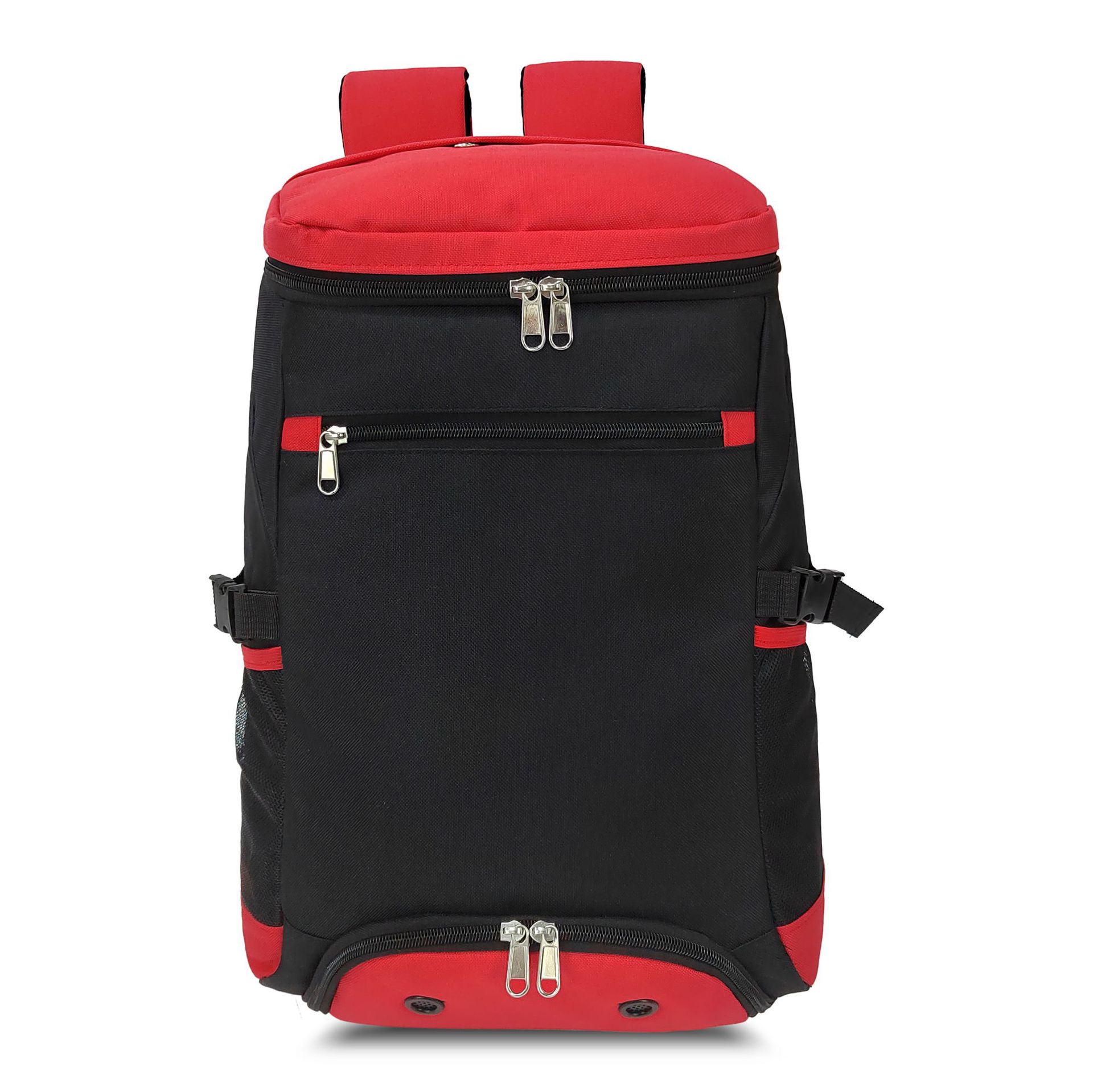 Black with Red