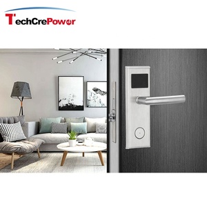 E100สแตนเลสกรณีสมาร์ท Keyless T57 M1บัตรอิเล็กทรอนิกส์การควบคุมการเข้าถึงที่สำคัญ Rfid ล็อคประตูโรงแรมสำหรับโรงแรม - Product Image 5