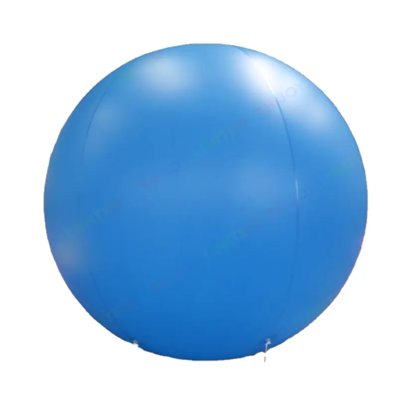 Pengiriman Udara Gratis Ke Pintu,(2M + 10 Buah/Lot) Iklan Balon Helium Raksasa, Balon Udara Helium Tiup Terbang Mengambang Langit Bulat