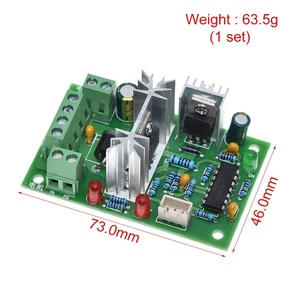10V 12V 24V 36V PWM DC controller con inversione positiva PWM DC controller per motore a corrente continua regolatore di velocità 150W - Product Image 4