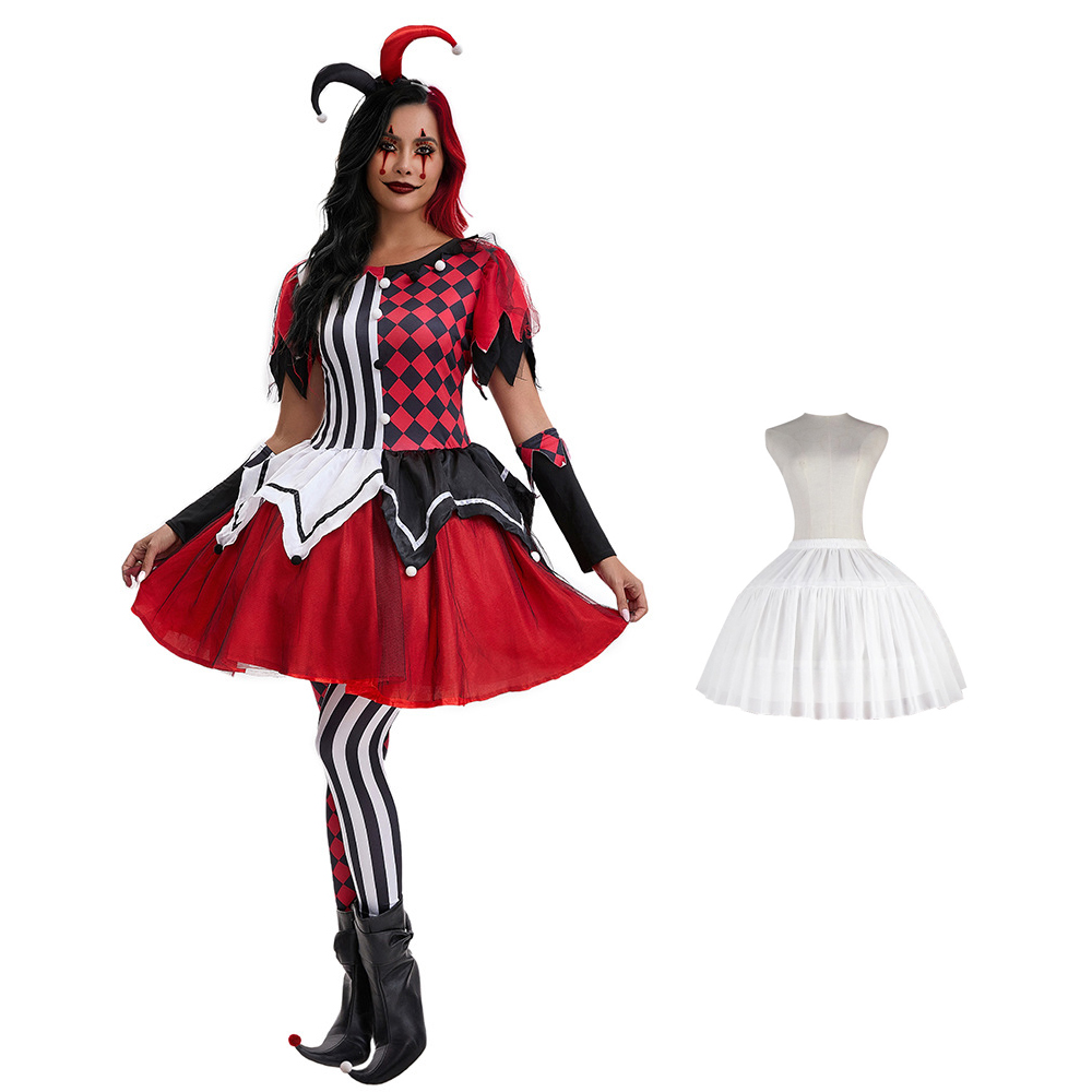 Red Full set+Fishbone Bustle