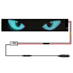 Layar <span class=keywords><strong>LED</strong></span> fleksibel 24V untuk mobil, mata setan jendela depan mobil yang dapat diprogram - Product Image 6