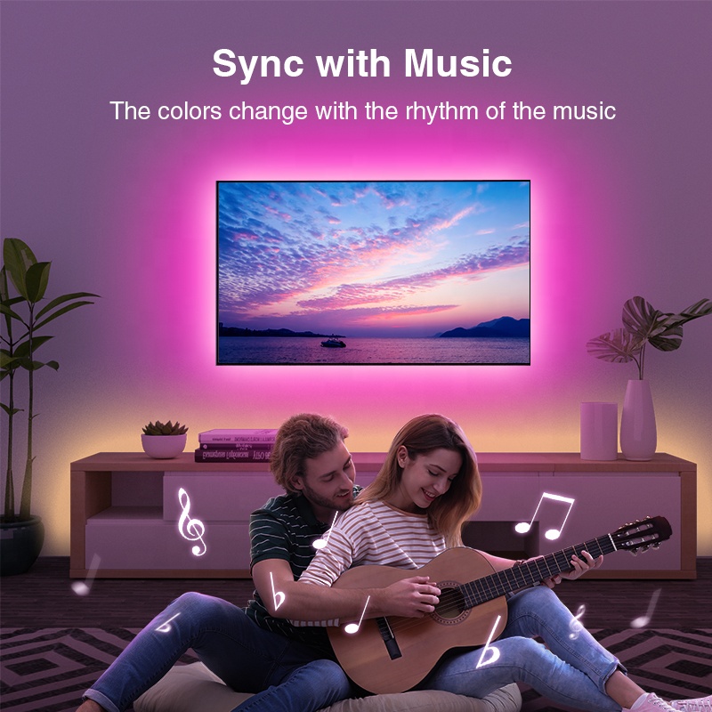 Gosund Nitebird Tuya Smart Led Strip Wifi RGB Light Strip APP Control 5050 Work With Alexa Google Assistant Wholesale 5 Meter