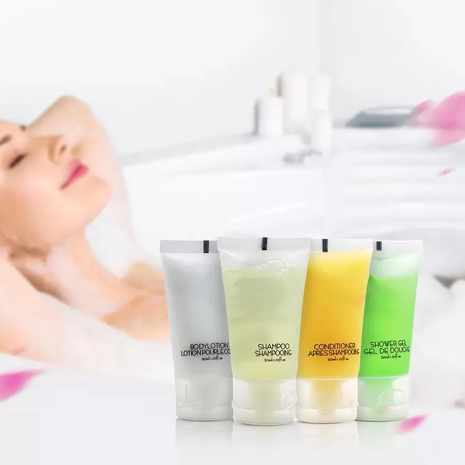 Shampoing jetable pour salle de bain d'invité, savon écologique pour Mini hôtel, vente en gros