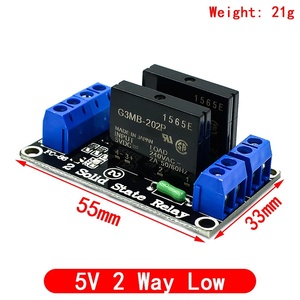 Auf Lager PCBA Factory 5V Relais 1 2 4 8 Kanal für OMRON SSR High Low Level Halbleiter relais modul 250V 2A - Product Image 4