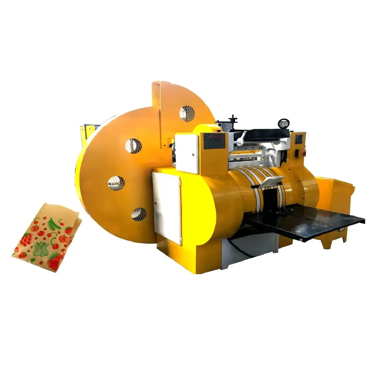 Machine de fabrication de sacs en papier d'emballage alimentaire de qualité Standard, facile à utiliser, prix de gros, exportation depuis l'inde
