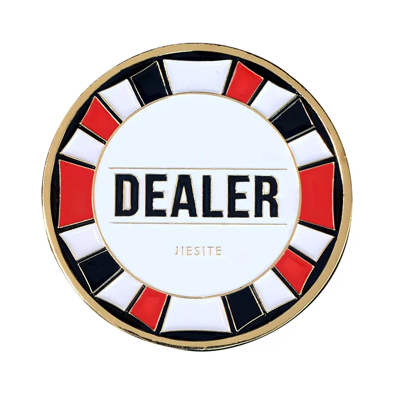 Carte da Poker protezione protezione monete in metallo Token con copertura in plastica Texas Set monete rivenditore di metallo personalizzato fornitore di giochi con bottoni da Poker