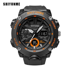 Hiển Thị Kép Người Đàn Ông Không Thấm Nước Của Thể Thao Điện Tử Đồng Hồ 50Mm Analog Quay Số Trực Tiếp Nhà Sản Xuất Dropshipping Cho Sinh Viên Các Cặp Vợ Chồng - Product Image 4