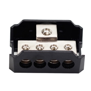 12 Volt Power Distribution Block <strong>Splitter</strong> for Boat Marine Auto-<strong>4</strong> Way <strong>4</strong>/8/10 Gauge <strong>Input</strong>/<strong>Output</strong> 0/<strong>2</strong>/<strong>4</strong> AWG Marine Crimp Terminal - Product Image 6