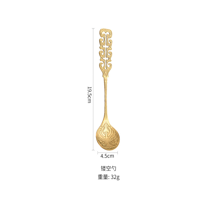 Black coffee spoon