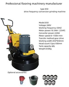 Hot Sell 12 Head 600/720/850mm Stone <strong>Big</strong> Concrete <strong>Surface</strong> Floor <strong>Grinder</strong>